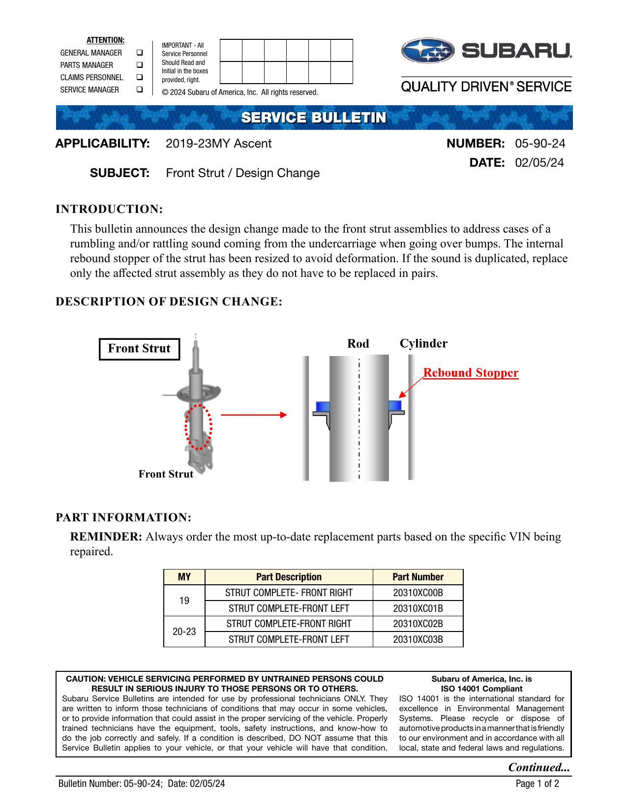 2019-2023-subaru-ascent-service-bulletin-front-strut-design-change.pdf