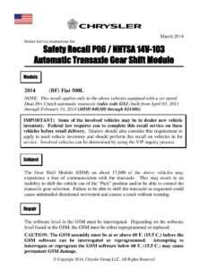 2014-fiat-500l-safety-recall-po6---nhtsa-14v-108-automatic-transaxle-gear-shift-module.pdf