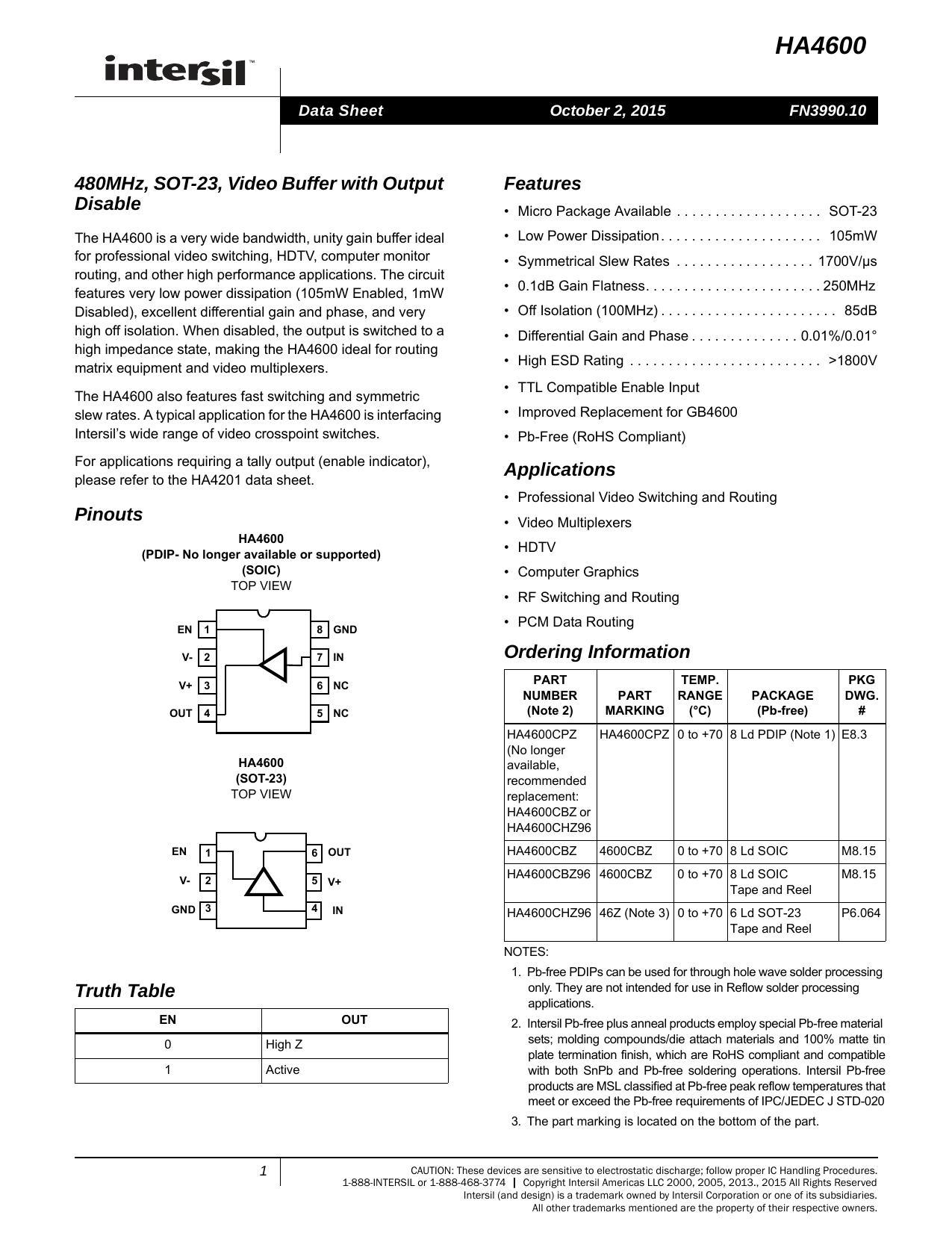 ha4600-a8omhz-sot-23-video-buffer-with-output-disable.pdf