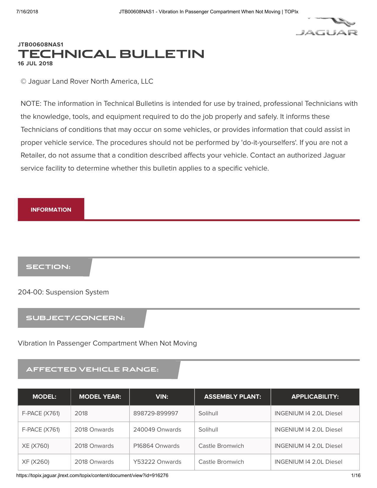 2018-jaguar-f-pace-xe-xf-technical-service-bulletin-vibration-in-passenger-compartment-when-not-moving.pdf