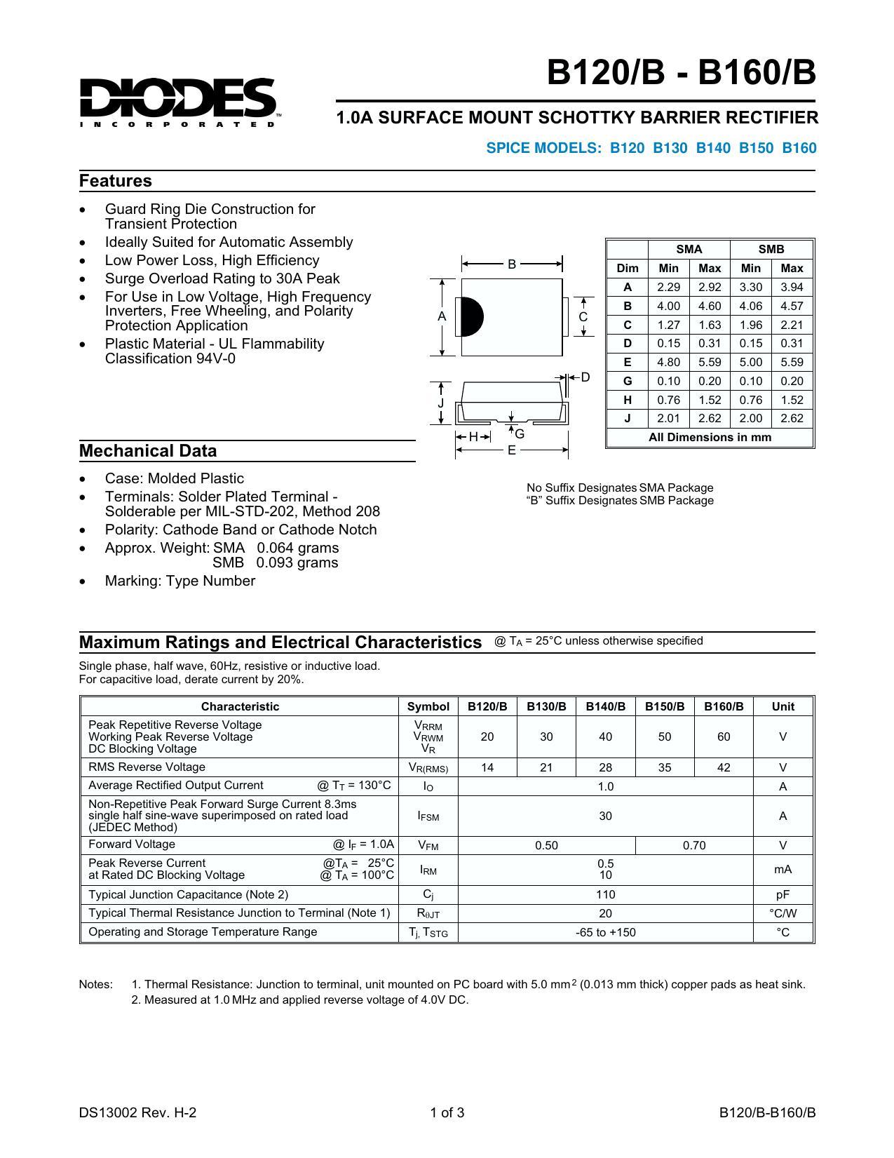 b120b-b160b-10a-surface-mount-schottky-barrier-rectifier.pdf