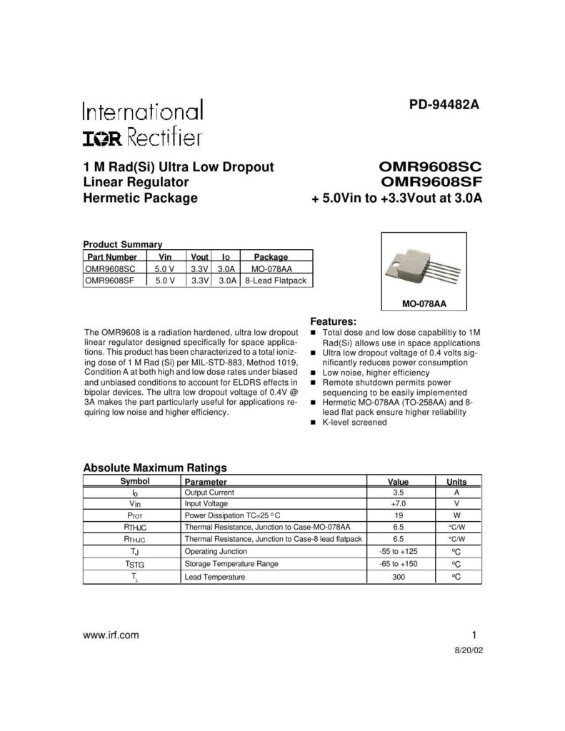 omr96o8sc-omr96o8sf-radiation-hardened-ultra-low-dropout-linear-regulator.pdf