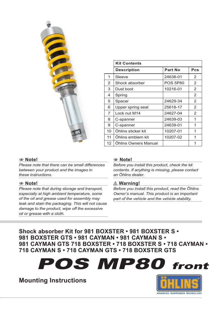 ohlins-shock-absorber-kit-installation-manual-for-981-boxster-981-cayman-718-boxster-and-718-cayman-2017.pdf