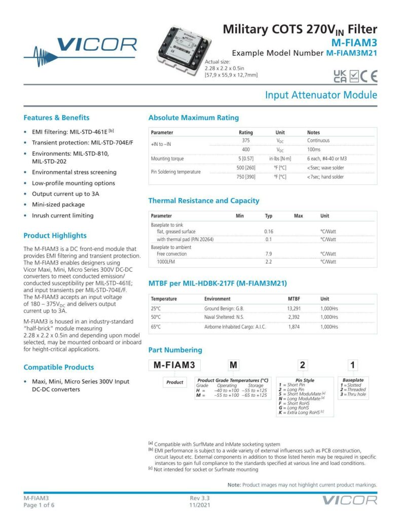 military-cots-270vi-filter-m-fiam3.pdf