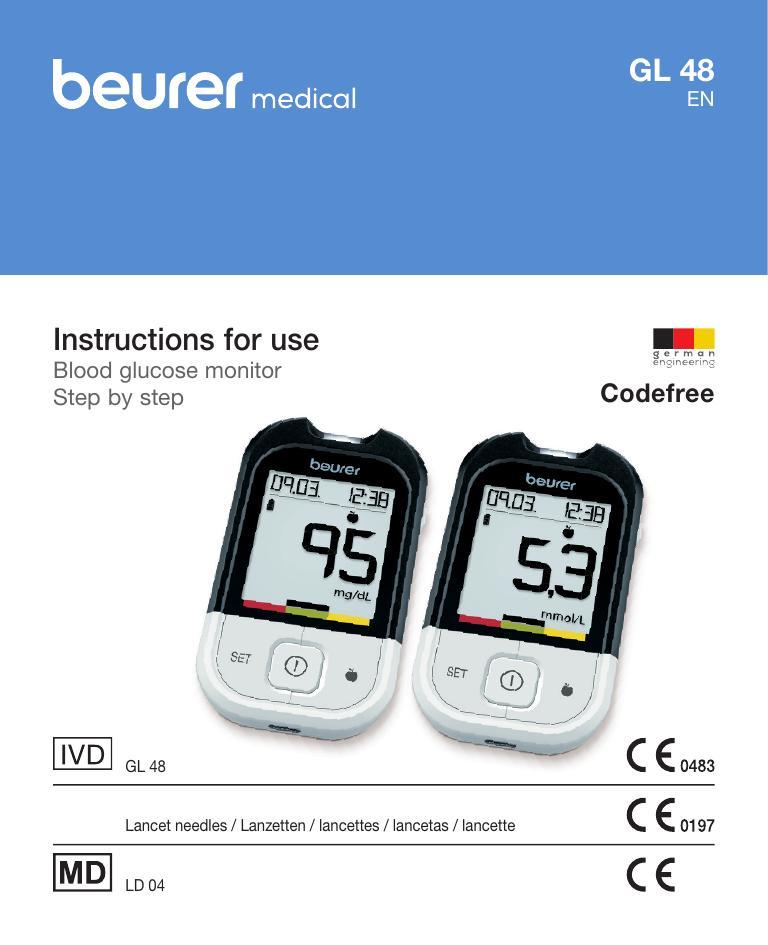 instructions-for-use-blood-glucose-monitor-beurer-gl48.pdf