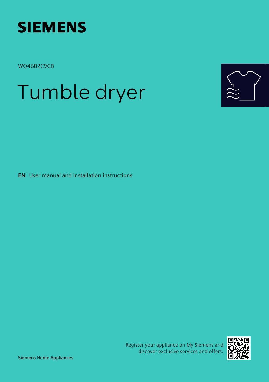 siemens-wq46b2c9gb-tumble-dryer-user-manual-and-installation-instructions.pdf