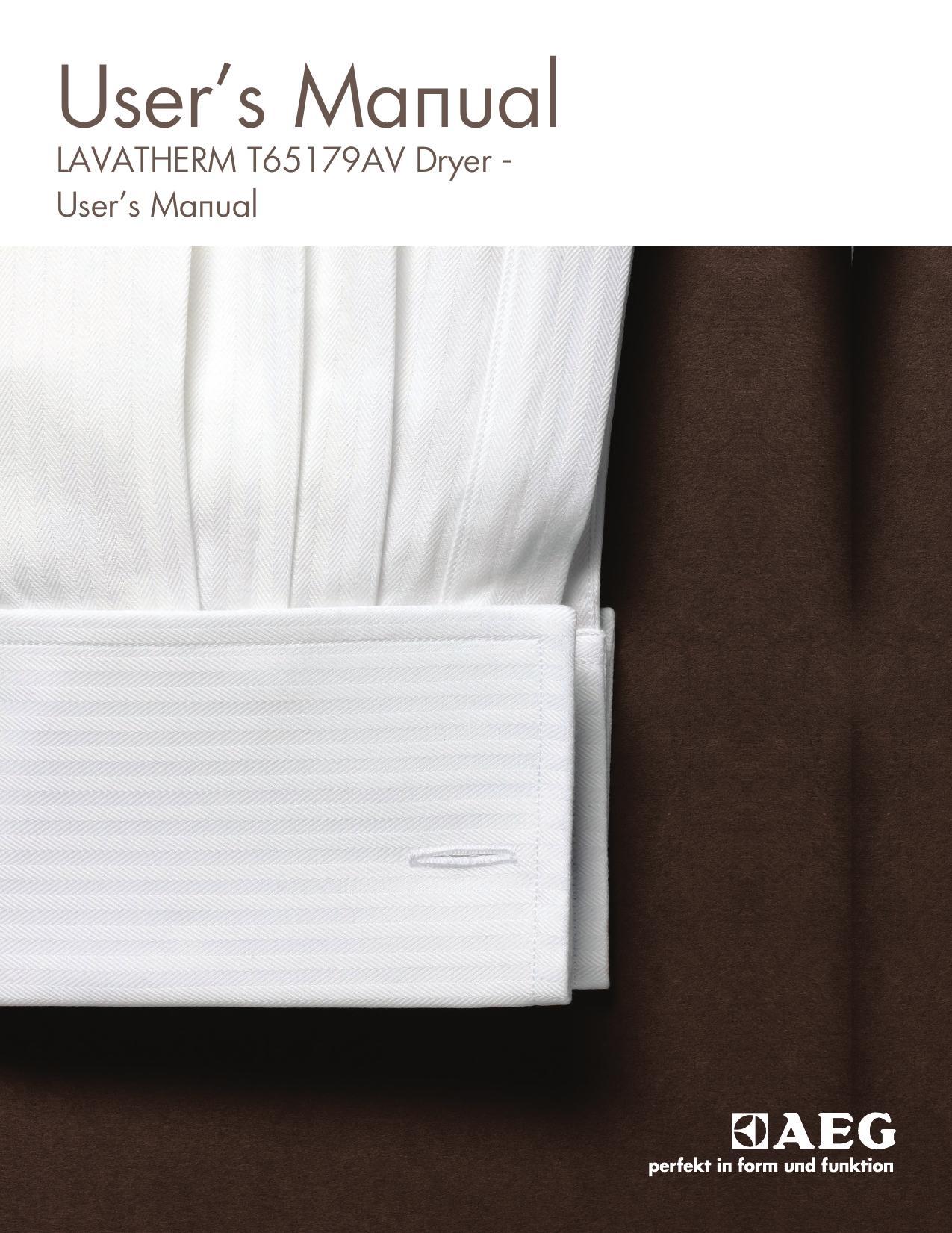 users-manual-lavatherm-t65179av-dryer-users-manual.pdf