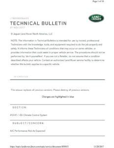 jaguar-land-rover-north-america-llc-technical-bulletin-412-01-03-climate-control-system.pdf