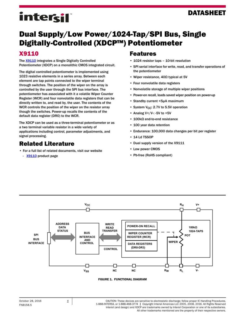 x9110-dual-supply-low-power-1024-tap-spi-bus-single-digitally-controlled-potentiometer-xdcp.pdf