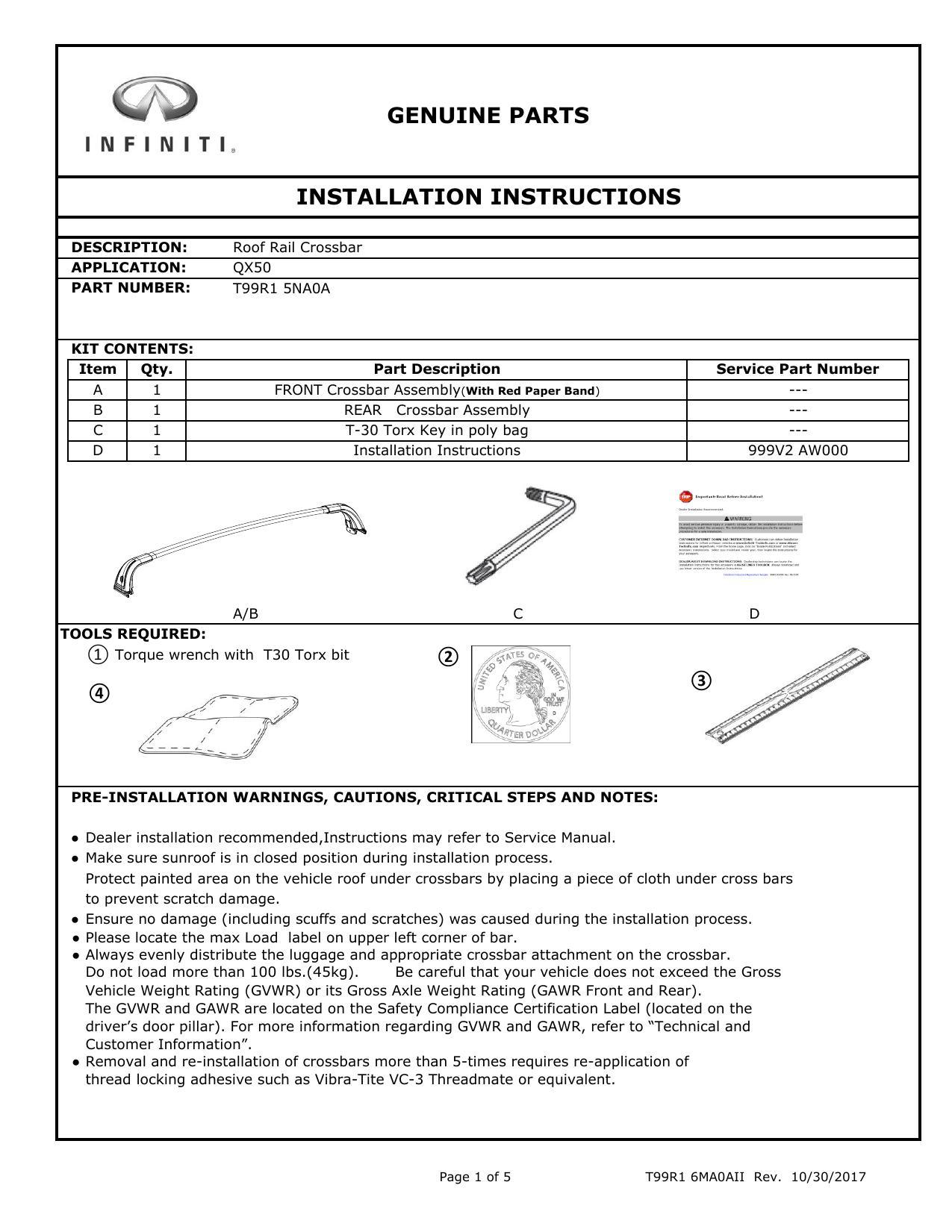 genuine-parts-infinity-roof-rail-crossbar-installation-instructions-qx5o-t99r1-snaoa.pdf