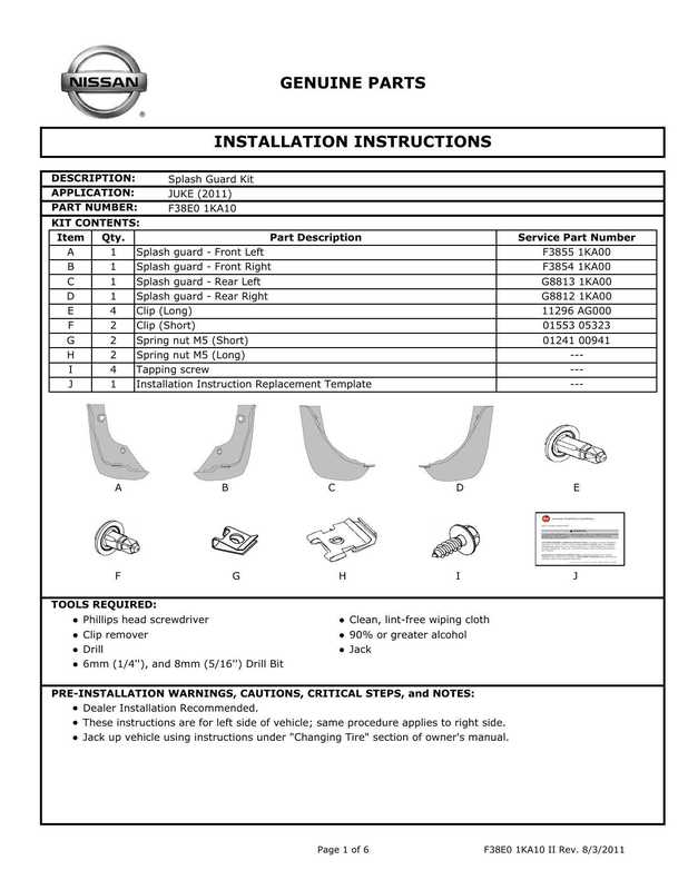 f38e0-1ka1o-nissan-juke-2011-splash-guard-kit-installation-instructions.pdf