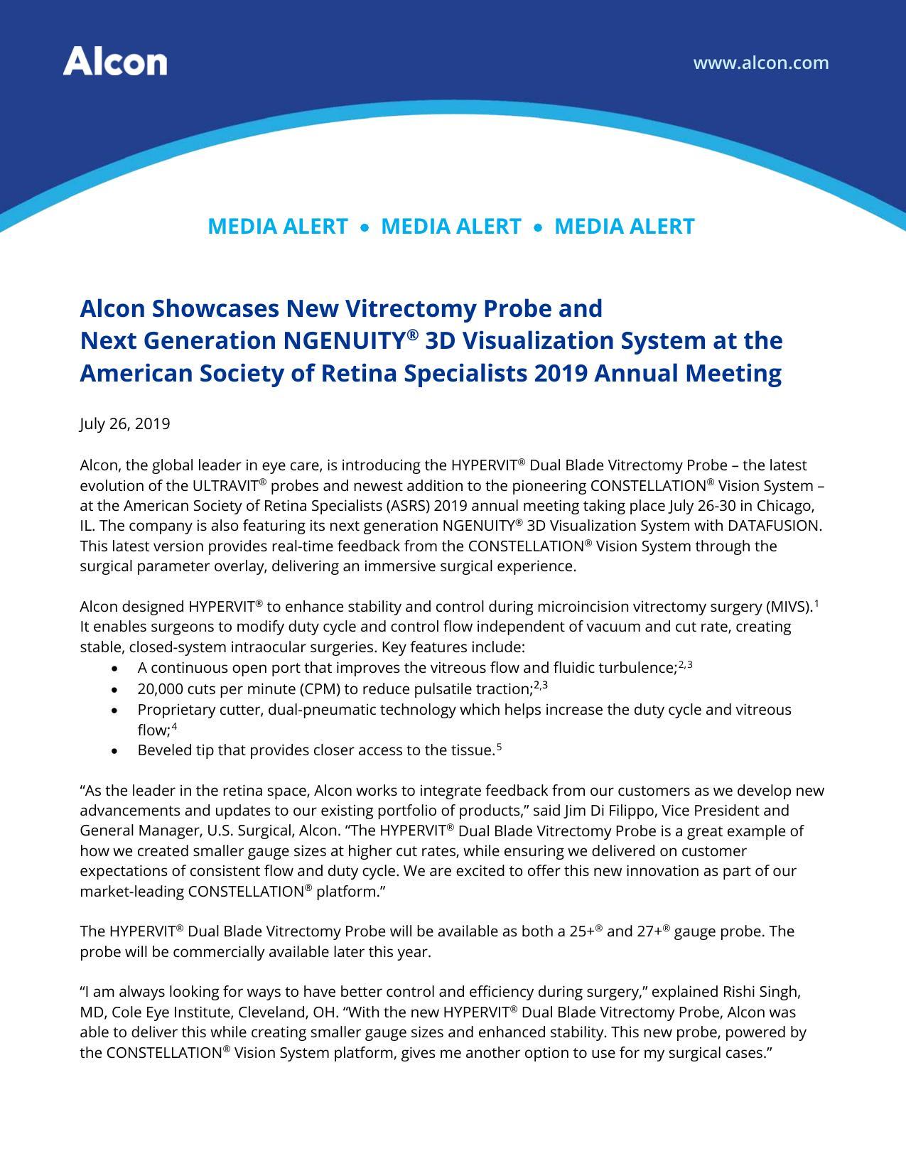 alcon-showcases-new-vitrectomy-probe-and-next-generation-ngenuity-3d-visualization-system-at-the-american-society-of-retina-specialists-2019-annual-meeting.pdf