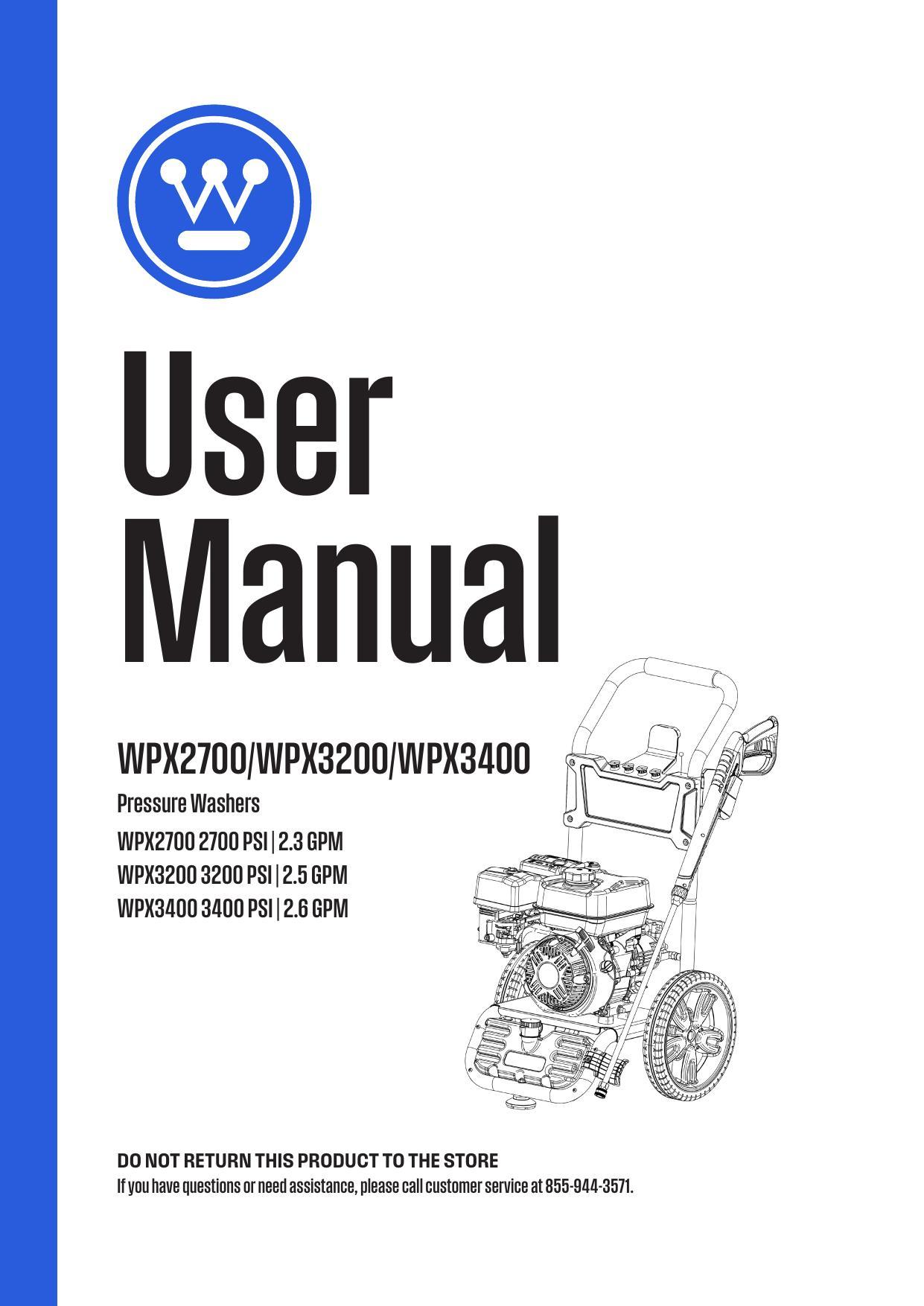 westinghouse-outdoor-power-equipment-wpx27oo-wpx3200-wpx3400-pressure-washer-user-manual.pdf