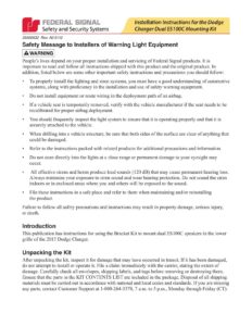 federal-signal-installation-instructions-for-the-dodge-safety-and-security-systems-charger-dual-esiooc-mounting-kit-25500532-rev-ao-0119.pdf