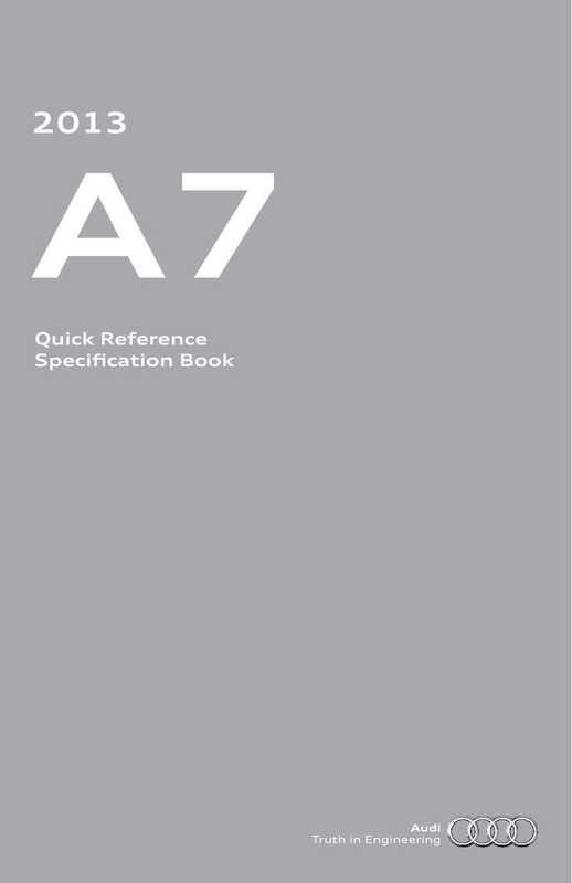 2013-audi-a7-quick-reference-specification-book.pdf