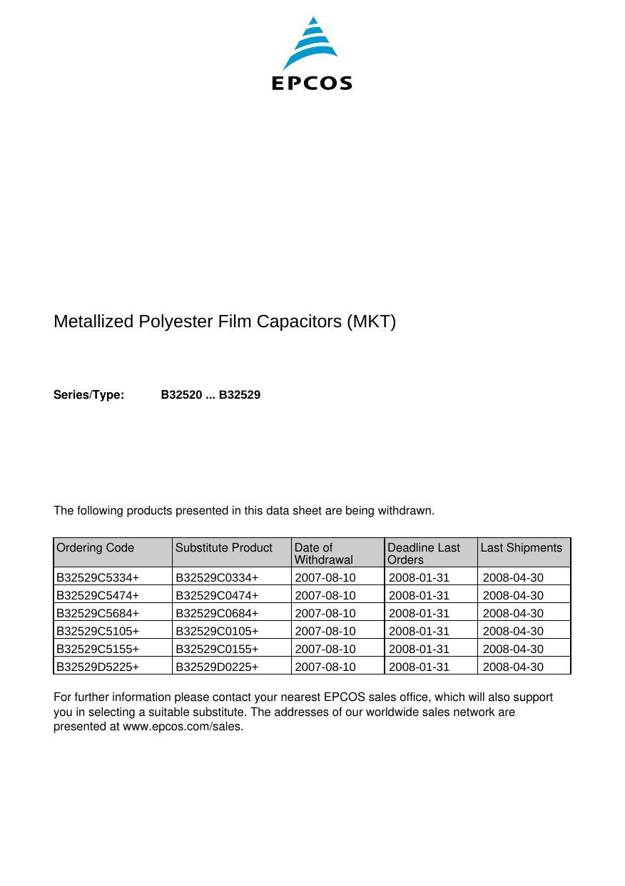 epcos-metallized-polyester-film-capacitors-mkt-series-type-b32520-b32529.pdf