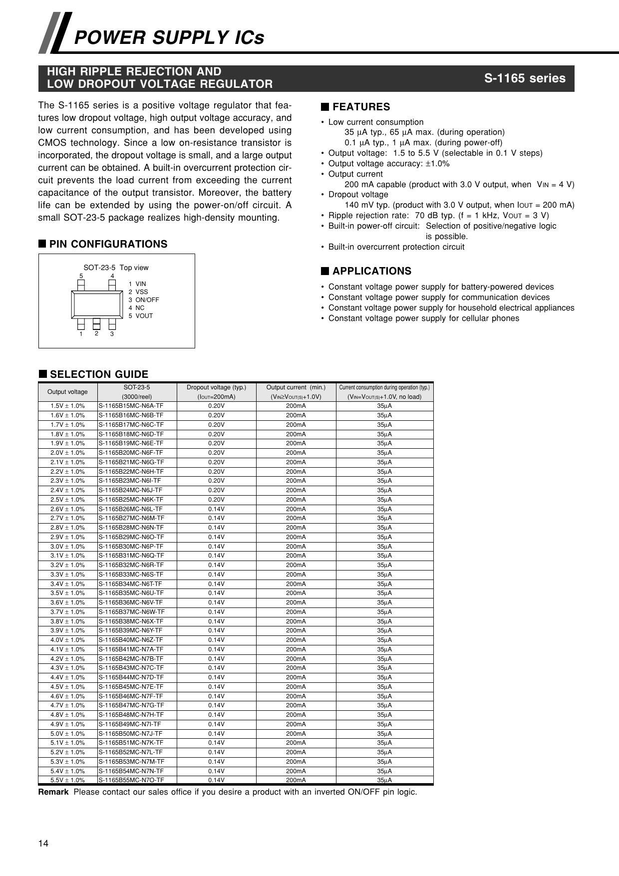 power-supply-ics---high-ripple-rejection-and-low-dropout-voltage-regulator---s-1165-series.pdf