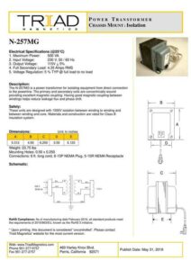 triad-n-257mg-power-transformer-datasheet.pdf