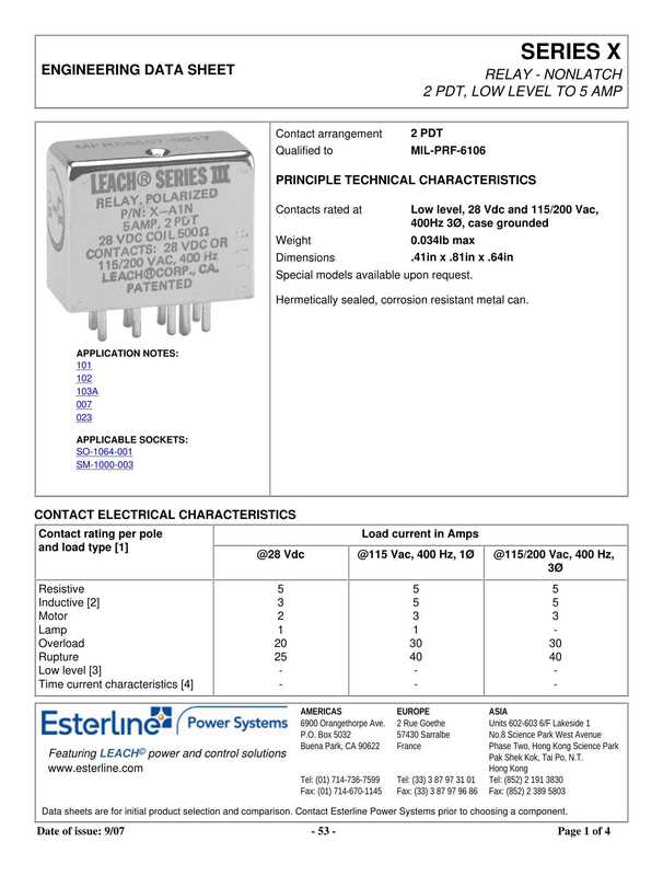 extracted-datasheet-title-series-x-relay-nonlatch-2-pdt-low-level-to-5-amp.pdf