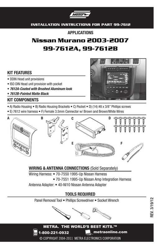 installation-instructions-for-part-99-7612-nissan-murano-2003-2007.pdf