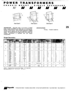 magnetek-power-transformers-datasheet.pdf