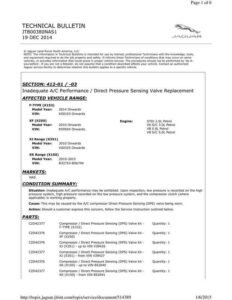 jaguar-land-rover-technical-bulletin-inadequate-ac-performance-direct-pressure-sensing-valve-replacement-f-type-x152-xf-x250-xj-x351-and-xk-x150-models.pdf