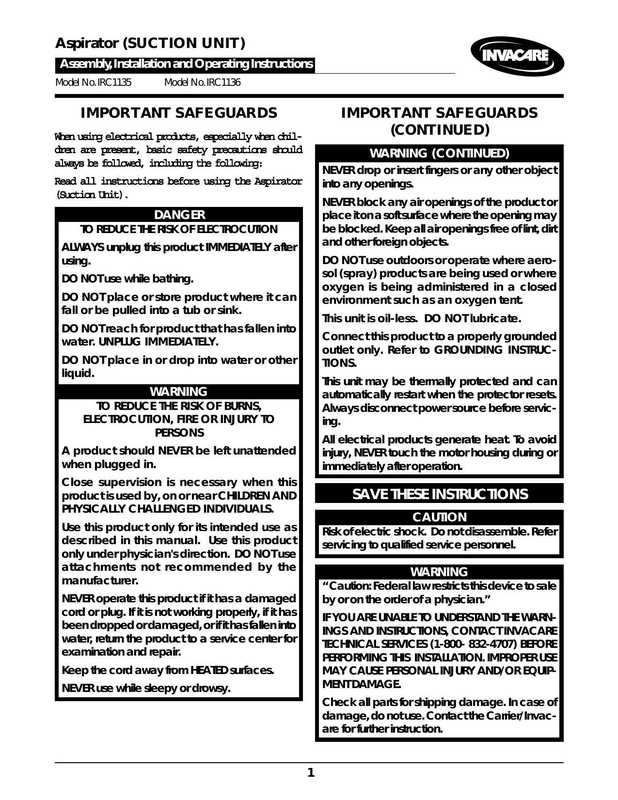 innacare-aspirator-suction-unit-assembly-installation-and-operating-instruction-manual.pdf