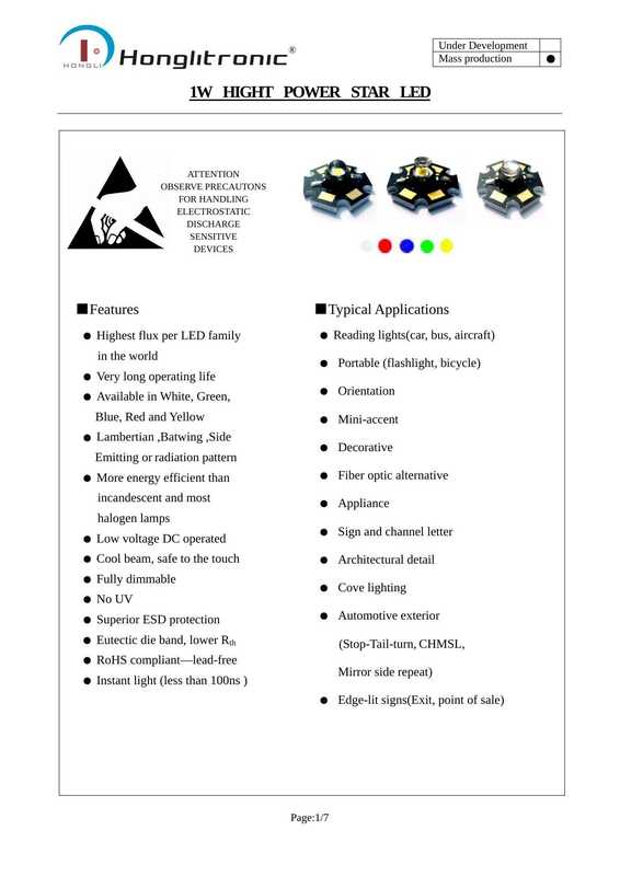 honglai-hongtronic-iw-high-power-star-led-datasheet.pdf