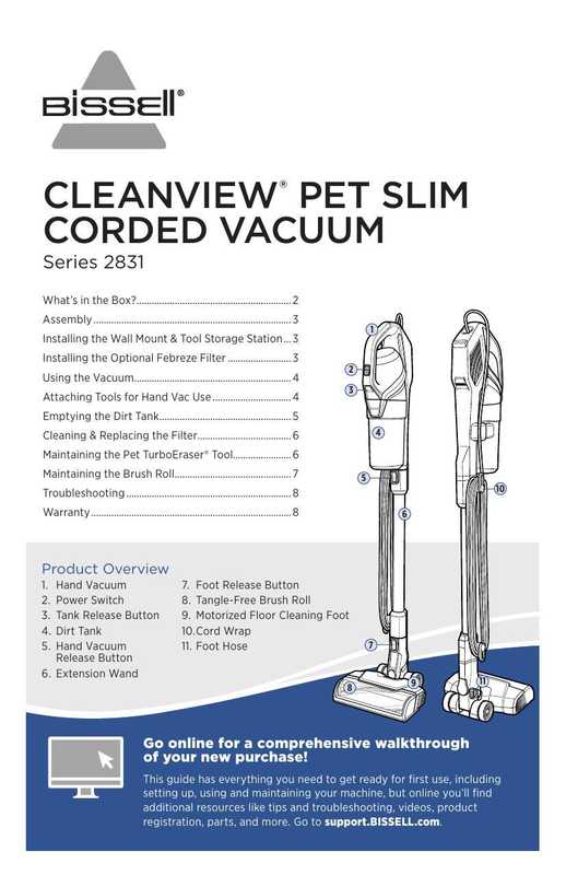 bisseii-cleanview-pet-slim-corded-vacuum-series-2831-user-manual.pdf