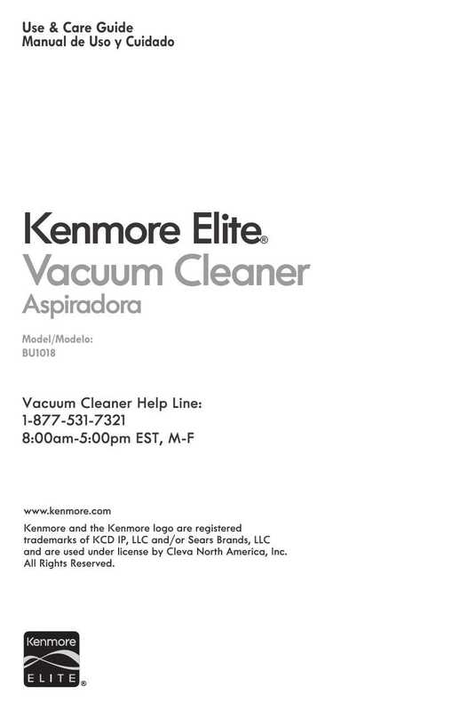 use-care-guide-manual-de-uso-y-cuidado-for-kenmore-elite-vacuum-cleaner-aspiradora-modelmodelo-bu1o18.pdf