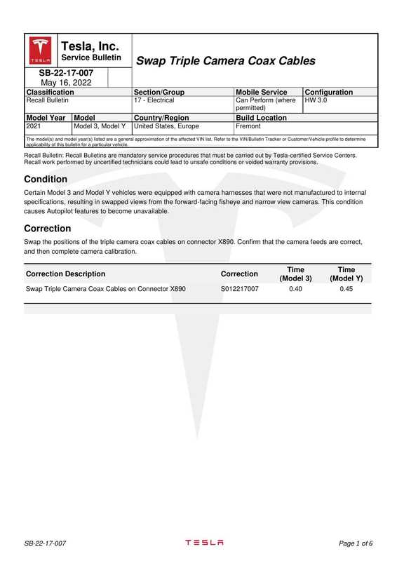 tesla-2021-model-3-and-model-y-service-bulletin-swap-triple-camera-coax-cables-sb-22-17-007.pdf