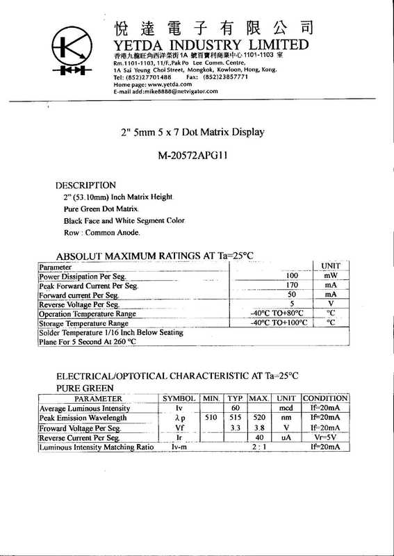 f-a-yetda-ndustry-limited-2-smm-5-x-7-dot-matrix-display.pdf