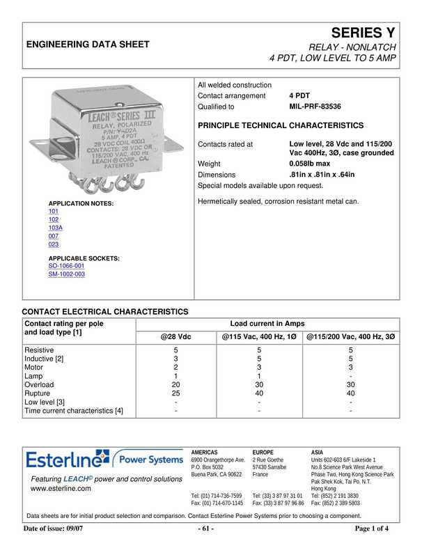 series-y-relay-nonlatch-4-pdt-low-level-to-5-amp-engineering-data-sheet.pdf