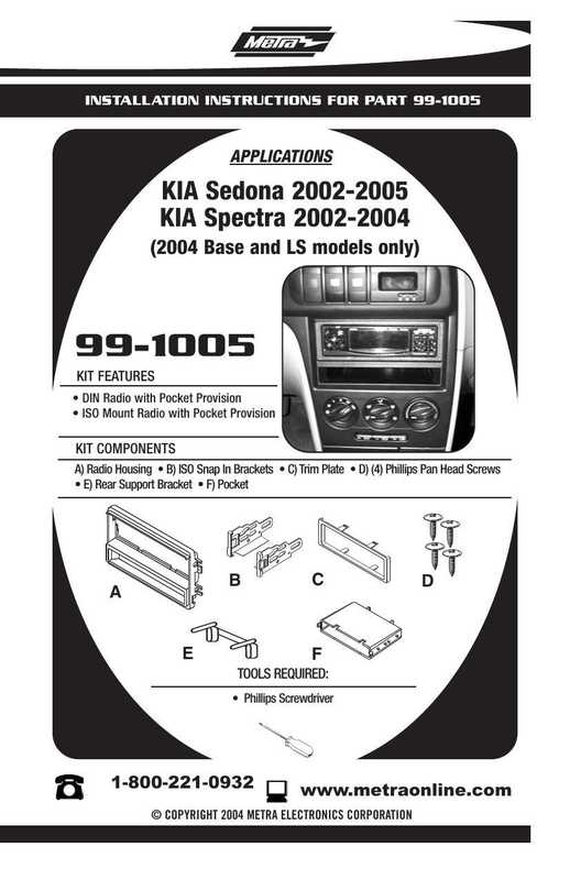 installation-instructions-for-part-99-1005-kia-sedona-2002-2005-kia-spectra-2002-2004-2004-base-and-ls-models-only-din-radio-with-pocket-provision-iso-mount-radio-with-pocket-provision.pdf