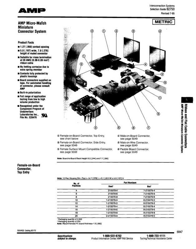 interconnection-systems-selection-guide-82750-revised-7-95---amp-micro-match-miniature-connector-system.pdf