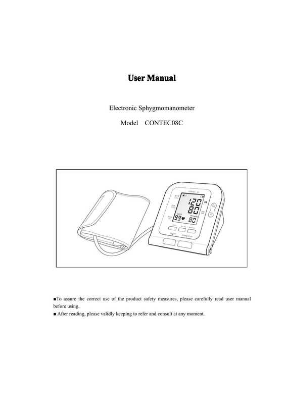 user-manual-electronic-sphygmomanometer-model-contecosc.pdf