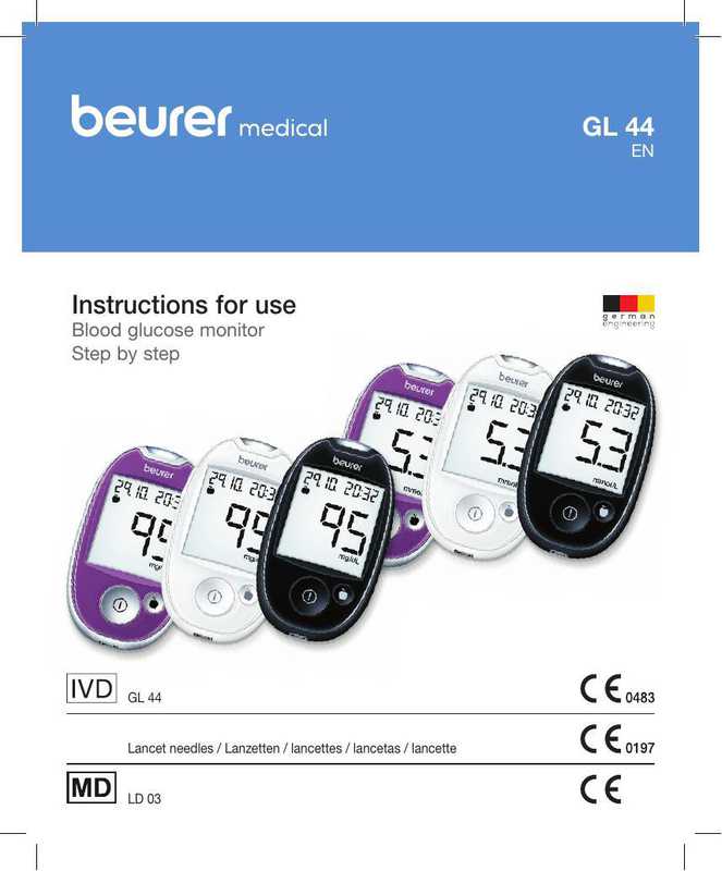 instructions-for-use-blood-glucose-monitor-beurer-gl44.pdf