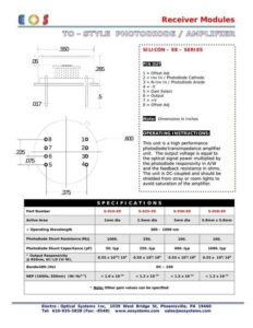 805-receiver-modules-to-style-photodiode-h-amplifier-silicon-e8-series.pdf