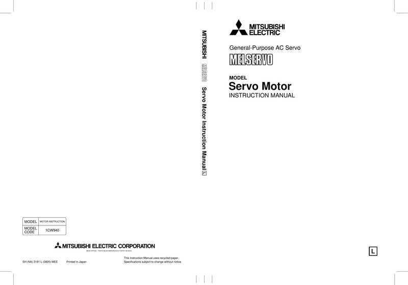 melservo-servo-amplifier-and-servo-motor-instruction-manual-model-1cw940.pdf