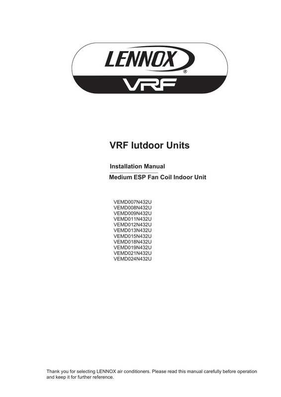 installation-manual-for-lennox-vrf-lutdoor-units-medium-esp-fan-coil-indoor-unit.pdf