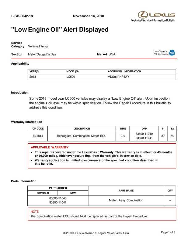 2018-lexus-lc500-service-information-bulletin-low-engine-oil-alert-displayed.pdf