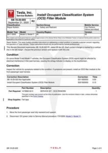 tesla-service-bulletin-install-occupant-classification-system-ocs-filter-module-for-2017-2020-model-3-and-model-y.pdf