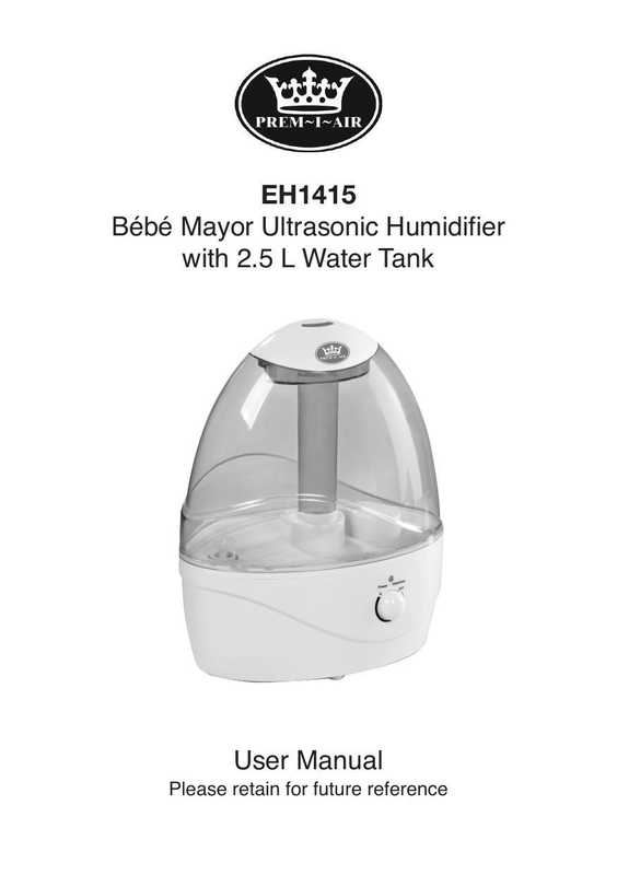 bebe-mayor-ultrasonic-humidifier-with-25-l-water-tank-user-manual-eh1415.pdf